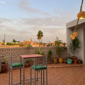 Marrakech Rooftop Terrace View Marakeş